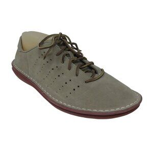Clarks Tamho Race Tan Brown Suede Leather Lace Up Sneakers Mens 9